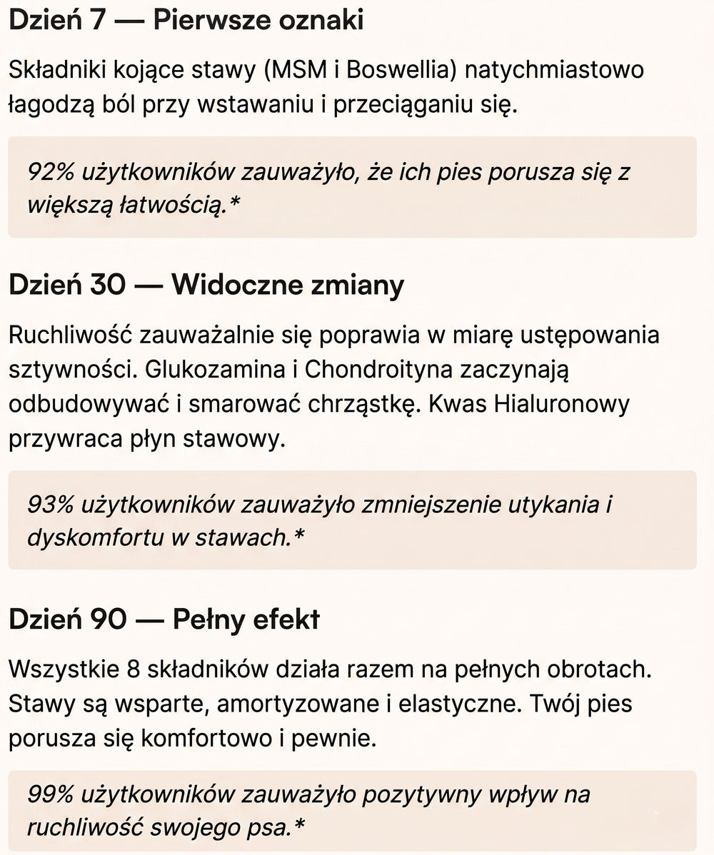 4. Widoczna ulga dla bioder i stawów już po kilku tygodniach